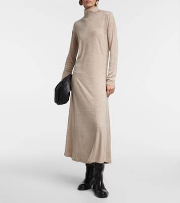 Wool-blend jersey midi dress | Polo Ralph Lauren