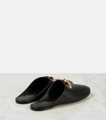 VLogo leather clogs | Valentino Garavani