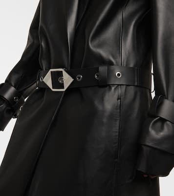 Mantel aus Leder | The Attico