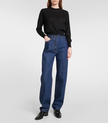 Jeans regular Borjis a vita alta | The Row