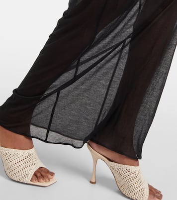 Abito lungo in jersey con crochet | Magda Butrym