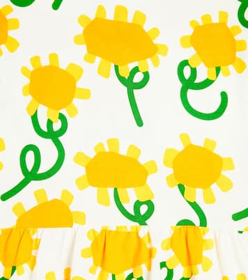 Bedrucktes Kleid aus Baumwoll-Jersey | Stella McCartney Kids