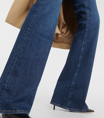 Braided high-rise flared jeans | Frame