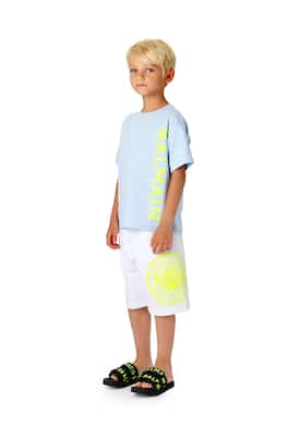 Camiseta de jersey de algodón con logo | Balmain Kids