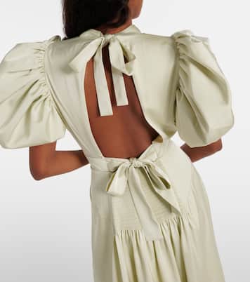 Vestido midi de satén | Rotate