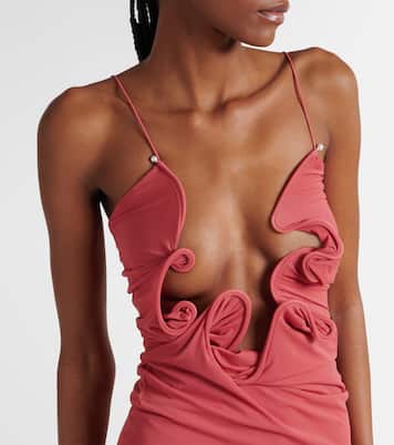 Molded Venus cutout mesh maxi dress | Christopher Esber