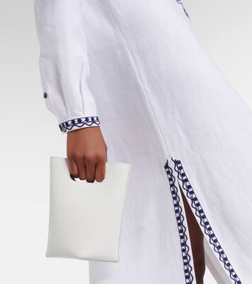 Bestickter Kaftan Faye aus Leinen | Loro Piana