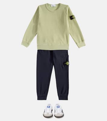 Felpa Compass in jersey di cotone | Stone Island Junior