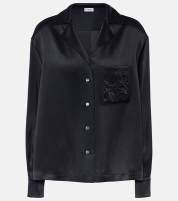 Camicia Anagram in seta | Loewe