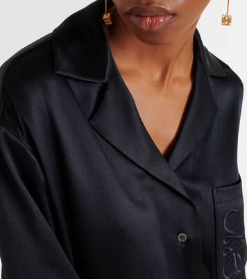 Camicia Anagram in seta | Loewe