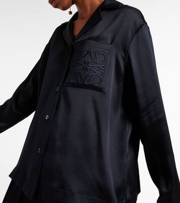 Camicia Anagram in seta | Loewe