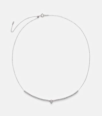 Collier en or blanc 18 ct et diamants | Persée