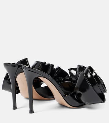 Mules Gabrielle 105 en cuir verni | Gianvito Rossi