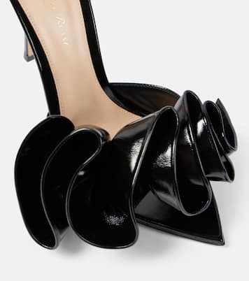 Mules Gabrielle 105 en cuir verni | Gianvito Rossi