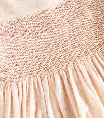 Abito Duchesse in cotone con ricamo | Bonpoint