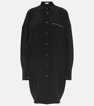Oversize-Hemd aus Seide | Brunello Cucinelli