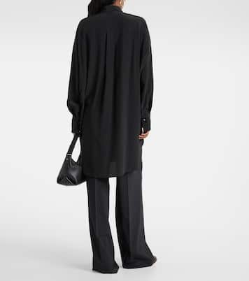 Oversize-Hemd aus Seide | Brunello Cucinelli