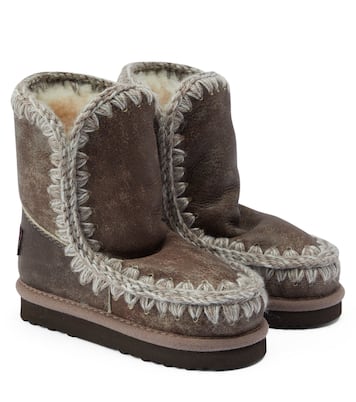 Bottines après-ski en cuir | Mou Kids