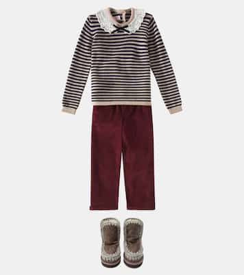Bottines après-ski en cuir | Mou Kids