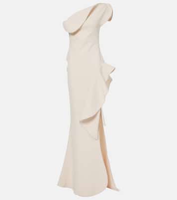 Provenance ruffled one-shoulder gown | Maticevski