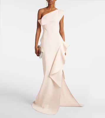 Provenance ruffled one-shoulder gown | Maticevski