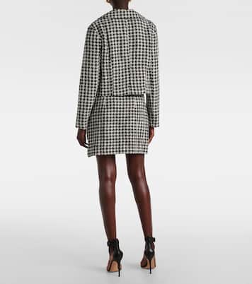 Giacca cropped pied-de-poule | Rixo