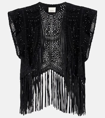 Veste sans manches Edita en cuir | Isabel Marant