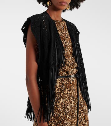 Veste sans manches Edita en cuir | Isabel Marant