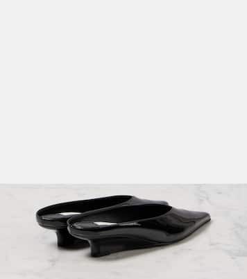 Wedge-Mules Sharp aus Lackleder | Toteme