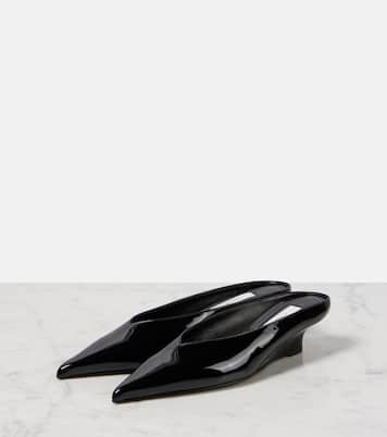 Wedge-Mules Sharp aus Lackleder | Toteme
