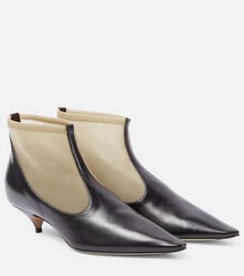 Botines de malla con piel | The Row