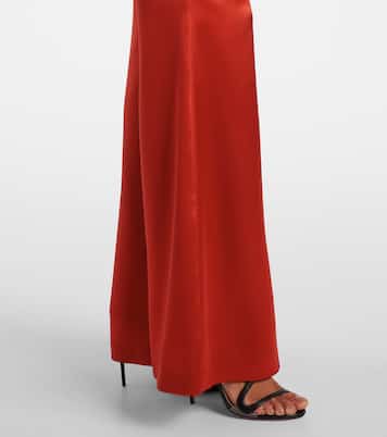 Weite Hose Atruvia aus Satin | Galvan