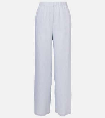 Pantalon ample Valerio en lin | Loro Piana