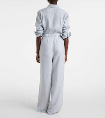 Pantalon ample Valerio en lin | Loro Piana