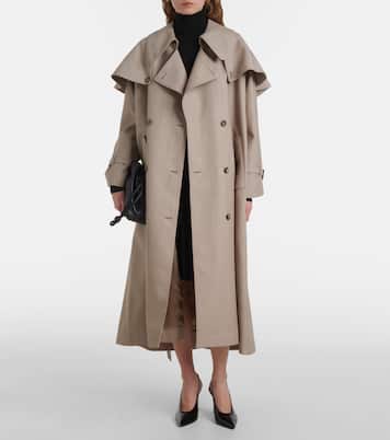 Billie caped virgin wool trench coat | Altuzarra