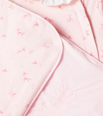 Baby cotton jersey onesie and blanket set | Chloé Kids