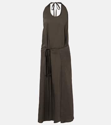 Apron gathered midi dress | Lemaire