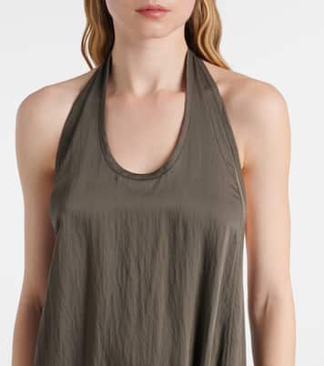 Apron gathered midi dress | Lemaire