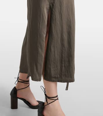 Apron gathered midi dress | Lemaire