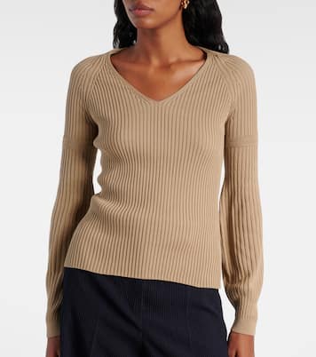 Pullover Gioiosa in cotone a coste | Max Mara