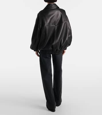 Bomber Beck in pelle | Nour Hammour