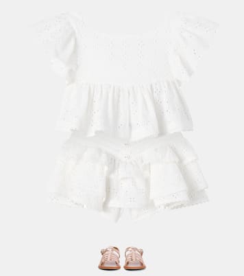 Top Cycas en coton | Poupette St Barth Kids