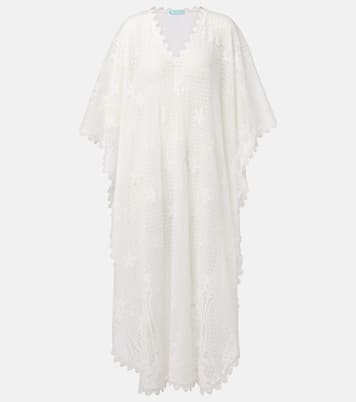 Josephine ruffled cotton-blend kaftan | Melissa Odabash