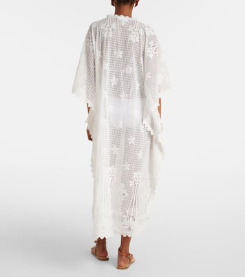 Josephine ruffled cotton-blend kaftan | Melissa Odabash