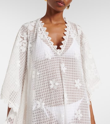 Josephine ruffled cotton-blend kaftan | Melissa Odabash
