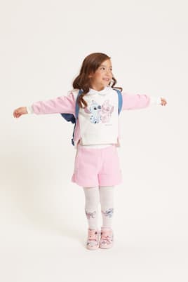 X Disney® – Sweat-shirt Stitch en coton mélangé | Monnalisa