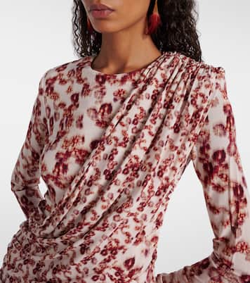 Georgia draped printed minidress | Isabel Marant
