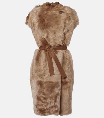 Reversible shearling coat | Yves Salomon
