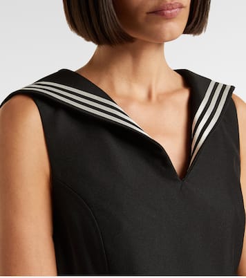 Belted pleated minidress | Coperni