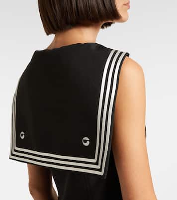 Belted pleated minidress | Coperni